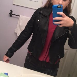 Blank NYC Black Leather Jacket (Never Worn!)